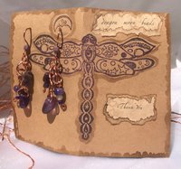 Amethyst, Jasper, Copper, Semi-precious stone, Purple, Handcrafted, French Wire, February Birthstone, Gift, Faceted Glass, Handmade, Bead